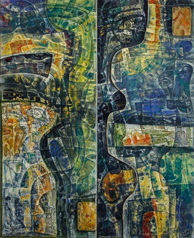  бубей. 2007-2008г.,  дер.акр.м. 74х60